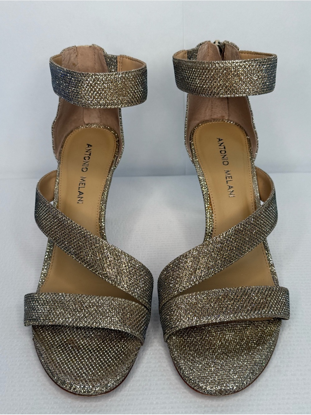 Antonio Melani Gold Fusion  Strappy Sandals
